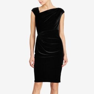 Lauren Ralph Lauren Black Midi Dress